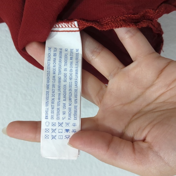 F21 lace up blouse - Picture 5 of 5